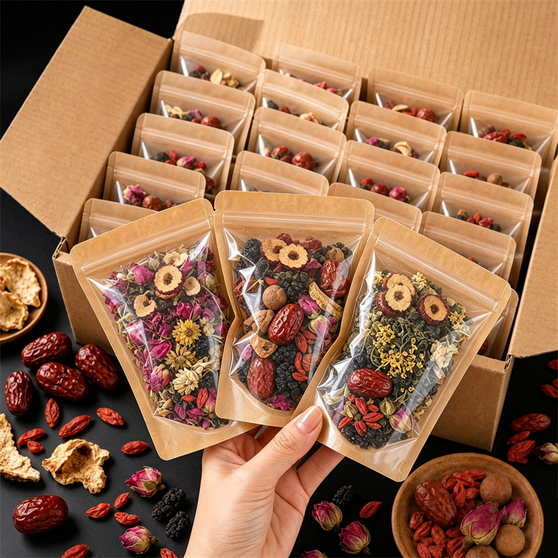 Food Or Snacks - 100 Stuks Doorzichtig Kraftpapier Verpakking Stand