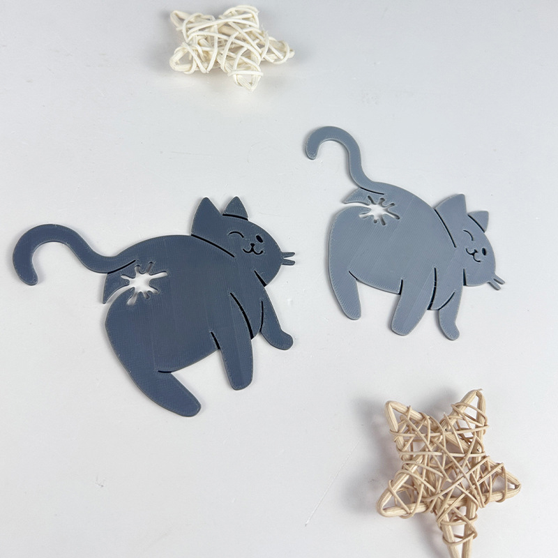 Food Packed Snacks - 2-pack 3D Cat Butt Broodzakclips, Snackafdichtingsclips