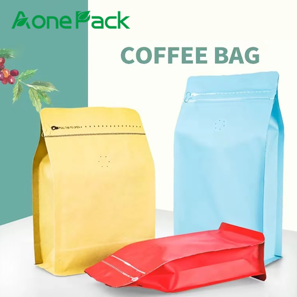 Food Protein Snacks - 50 stuks hersluitbare ziplock koffiebonenzakken met