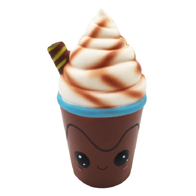 Food Or Snacks - Jumbo Chocolade Ijs Squishy Crème Geurende