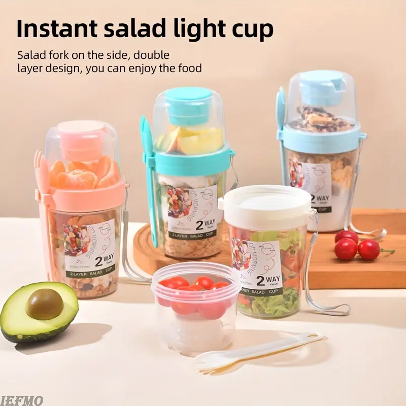 Saladeschaalset voor onderweg  - Food Snacks For Weight Loss recensie en prijs