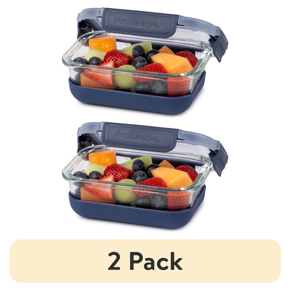 2-pack glazen voedselbewaarcon - Food Packed Snacks recensie en prijs