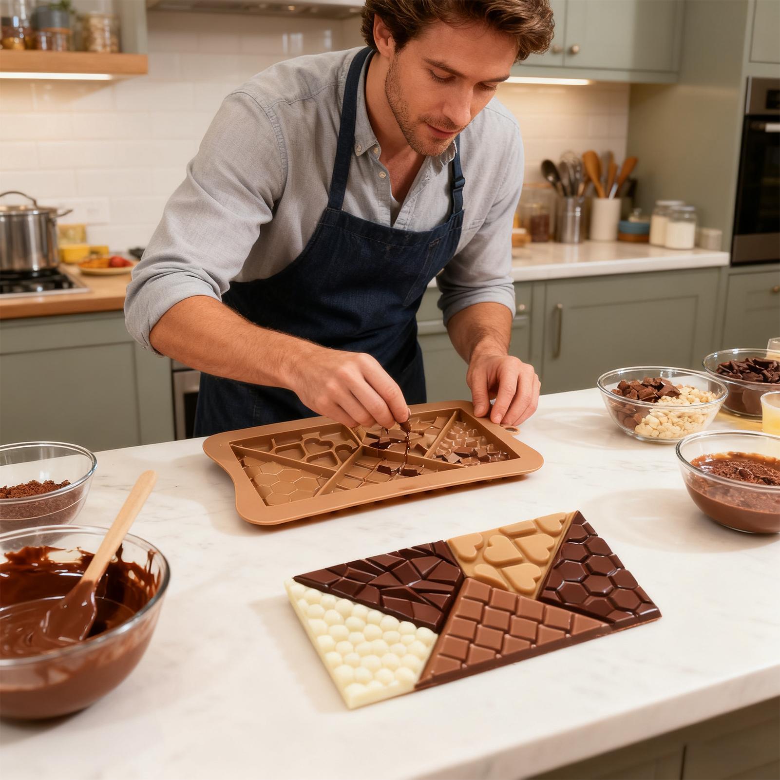 Siliconen chocoladereepvorm Vo - Food Protein Snacks recensie en prijs