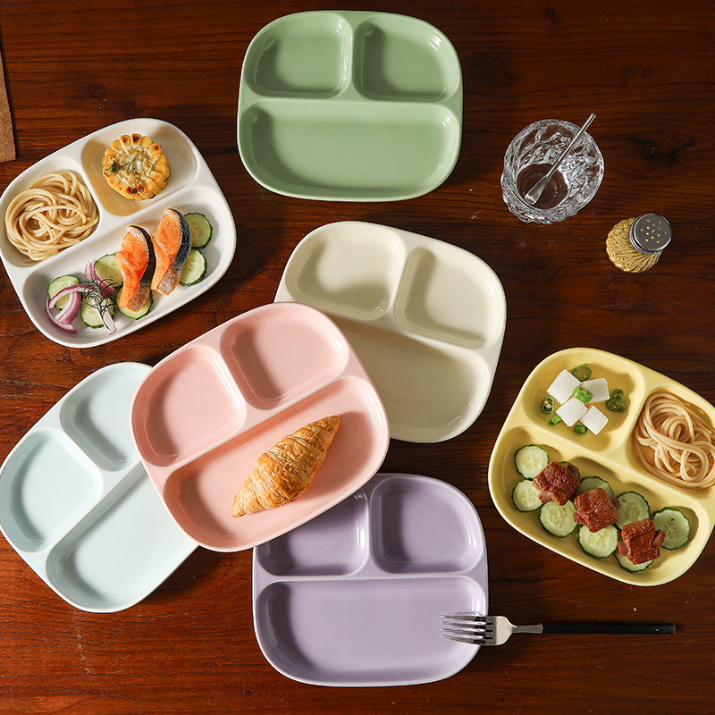 Triple Grid Keramische Ontbijt - Food Snacks For Weight Loss recensie en prijs