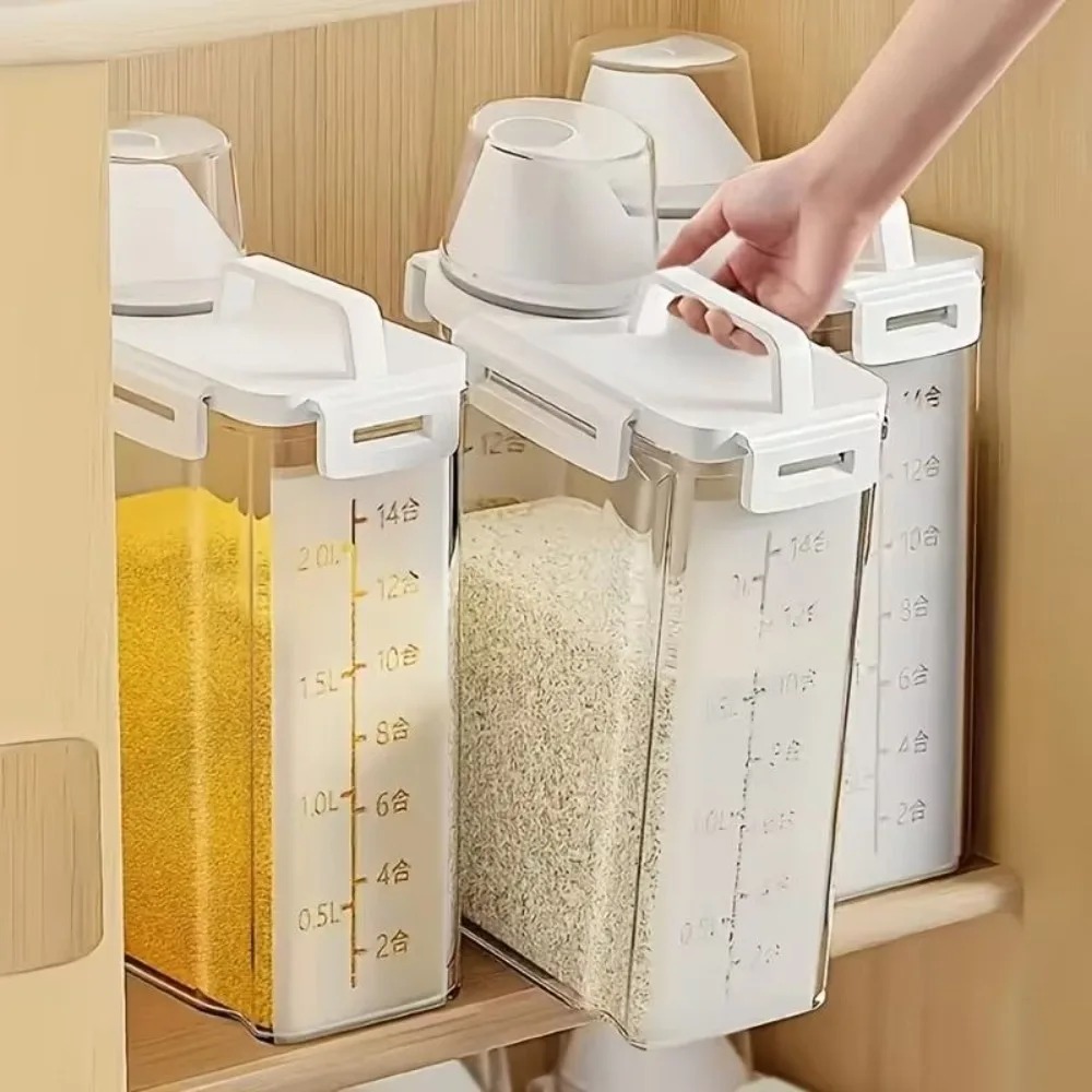 4-pack 5LB Rijstopslagcontaine - Food Packed Snacks recensie en prijs
